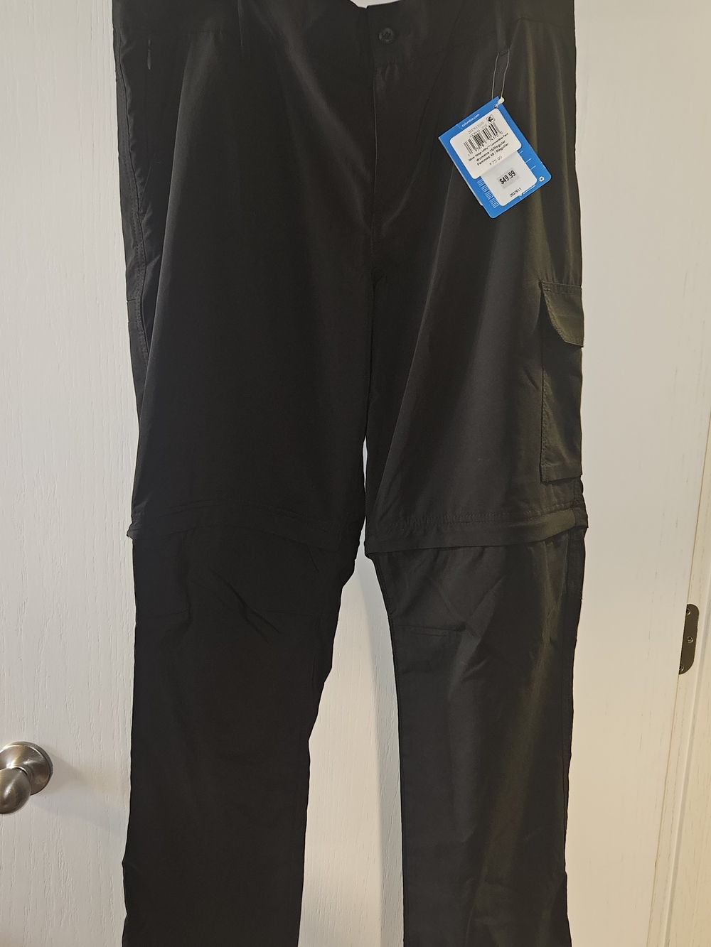 Columbia- Women's Black Cargo Convertible Hiking Pants